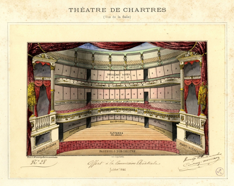 Le Théâtre à l'italienne Théâtre de Chartres